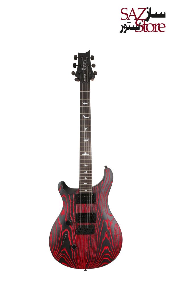 گیتار الکتریک PRS SE Custom 24 LTD Left Handed Sandblasted Fire Red