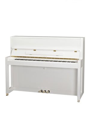 پیانو آکوستیک FEURICH 115 – PREMIERE White Polished - Brass