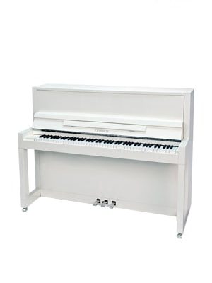 پیانو آکوستیک FEURICH 115 – PREMIERE White Polished - Chrome