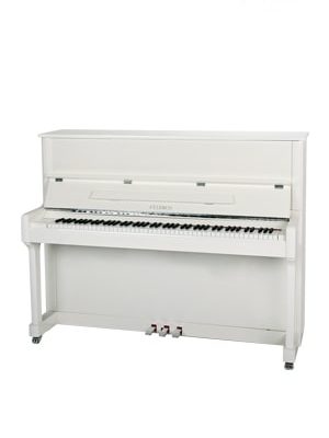 پیانو آکوستیک FEURICH 122 – UNIVERSAL White Polished - Chrome