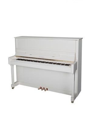 پیانو آکوستیک FEURICH 122 – UNIVERSAL White Polished - Brass