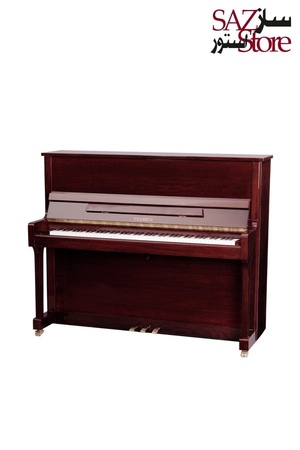 پیانو آکوستیک FEURICH 122 – UNIVERSAL Bordeaux polished