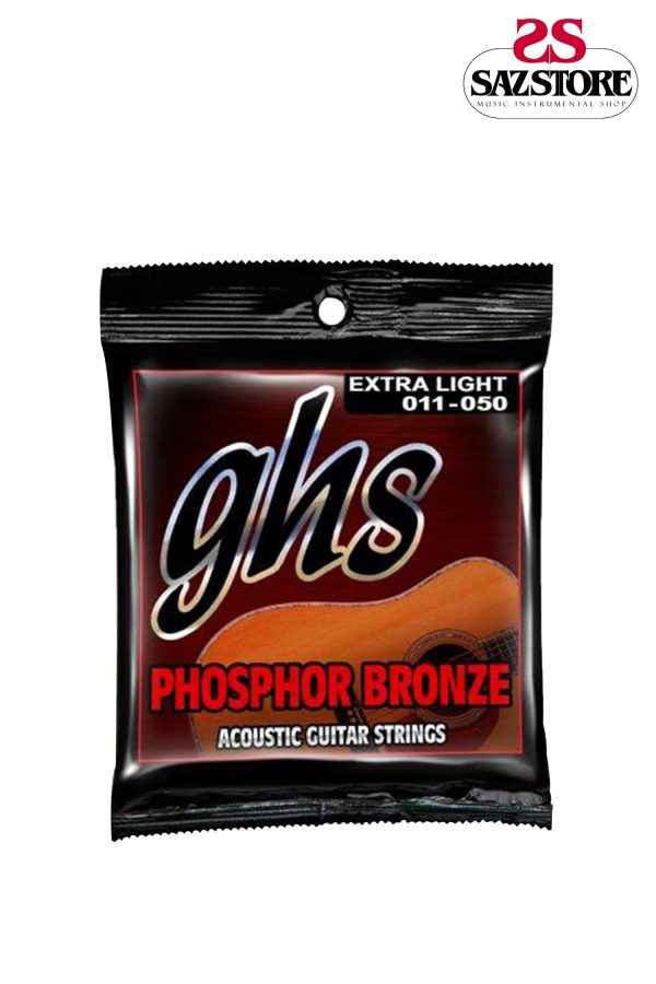 ‫سیم گیتار آکوستیک GHS Phosphor Bronze 11-50