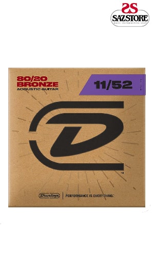 سیم گیتار آکوستیک Dunlop Bronze 11-52