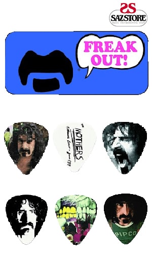 پک 6 تایی پیک گیتار Dunlop Frank Zappa Medium Gage